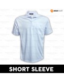 GOLD CLUB T-shirt Cotton Lengan Pendek & Panjang Putih/  Collar Cotton T-shirt/ Plain T-shirt