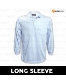 GOLD CLUB T-shirt Cotton Lengan Pendek & Panjang Putih/  Collar Cotton T-shirt/ Plain T-shirt