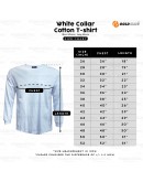 GOLD CLUB T-shirt Cotton Lengan Panjang Putih/ White Round Neck T-shirt/ Plain T-shirt